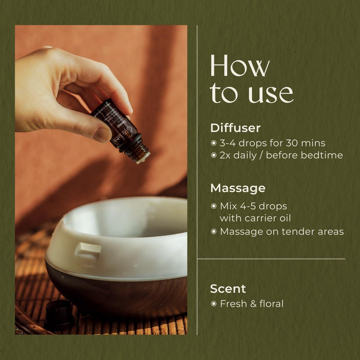 Mezcla de Aceite Esencial para Dormir Gya Labs 10 ml - Relajante