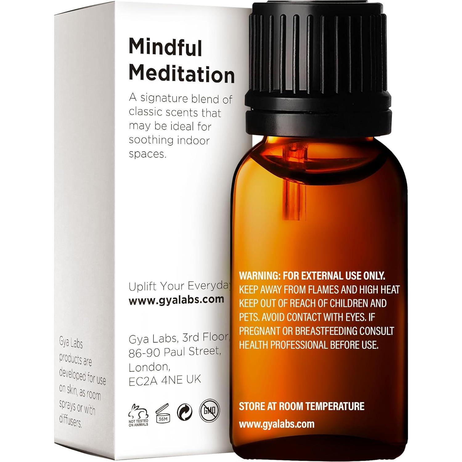 Aceite Esencial de Meditación Gya Labs 100% Puro 10 ml