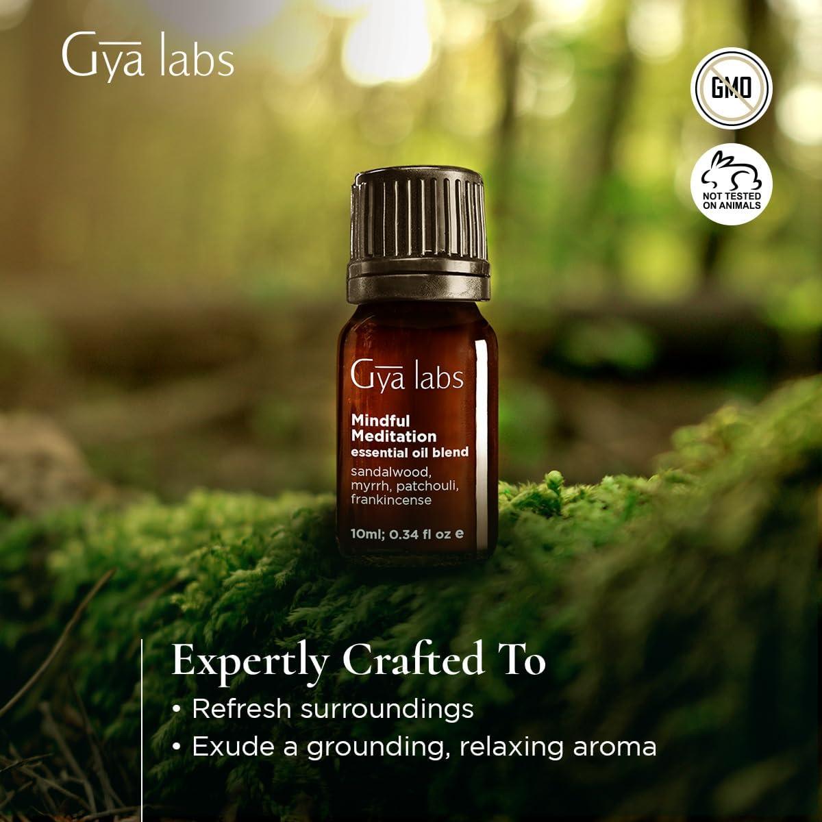 Aceite Esencial de Meditación Gya Labs 100% Puro 10 ml