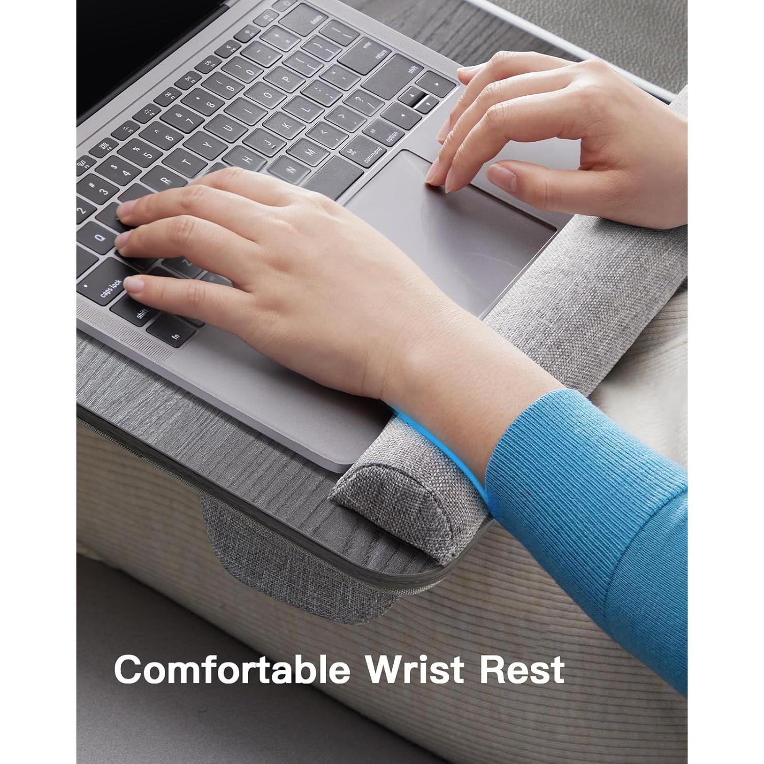 Escritorio de Regazo HUANUO para Laptop 17" Madera Negra