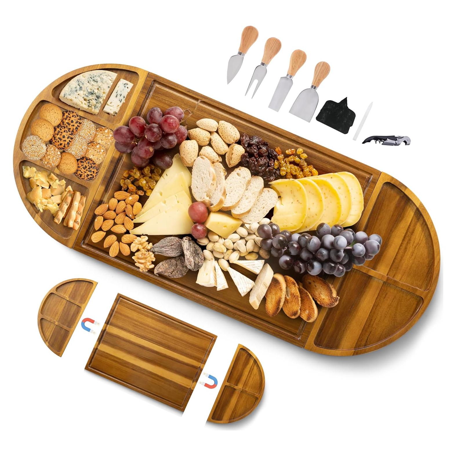 Tabla de Charcutería Extra Grande NAGAWOOD 76.2x33 cm Acacia