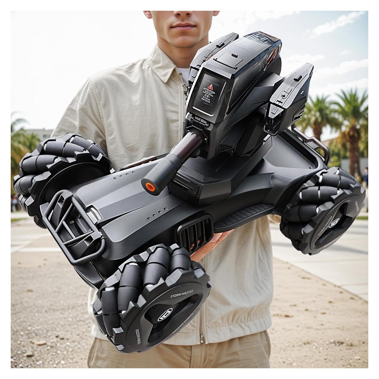 Coche RC V997 Monster 4X4 con Ruedas Mecanum y Programación