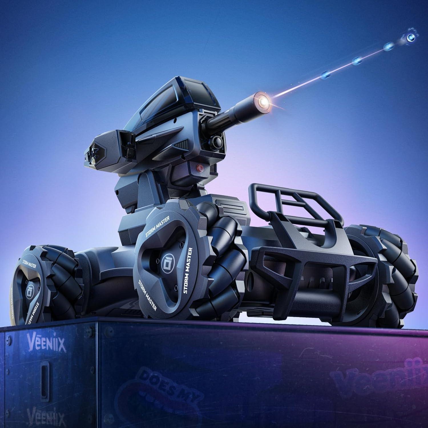 Coche RC V997 Monster 4X4 con Ruedas Mecanum y Programación