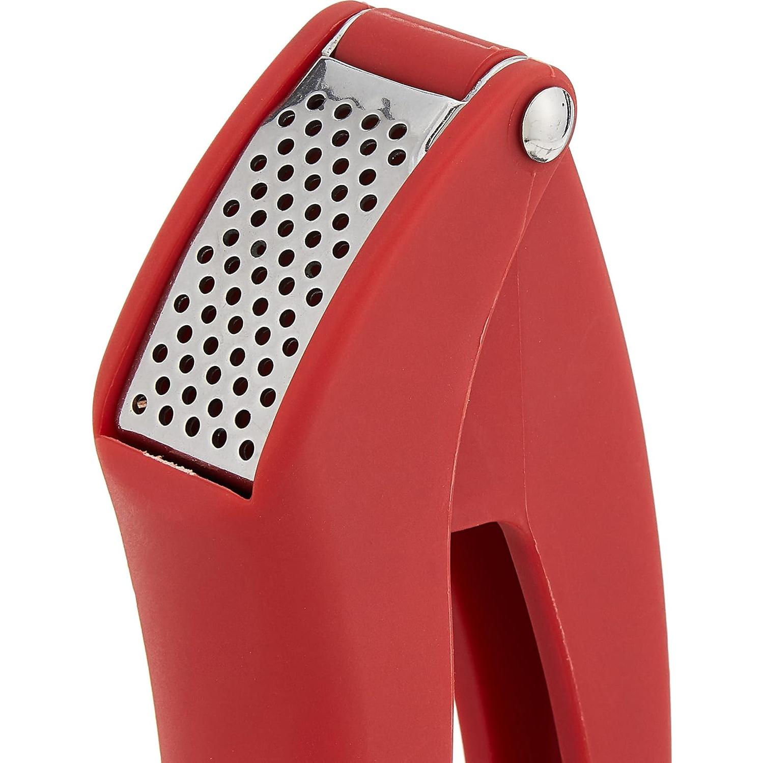 Prensa de Ajo Kuhn Rikon 17.78 cm Rojo Acero Inoxidable
