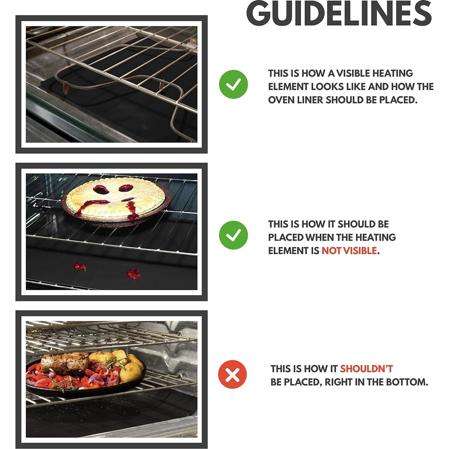 Protector de horno Cooks Innovations 42x58 cm antiadherente