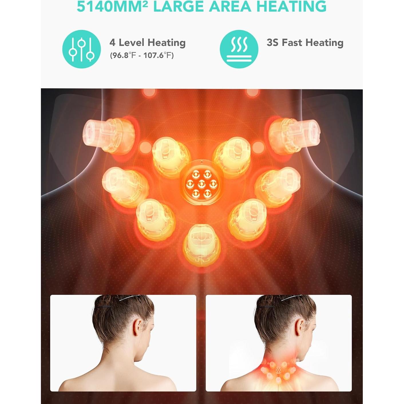 Masajeador de Cuello Inalámbrico SKG G7 PRO-FOLD 9D Plegable