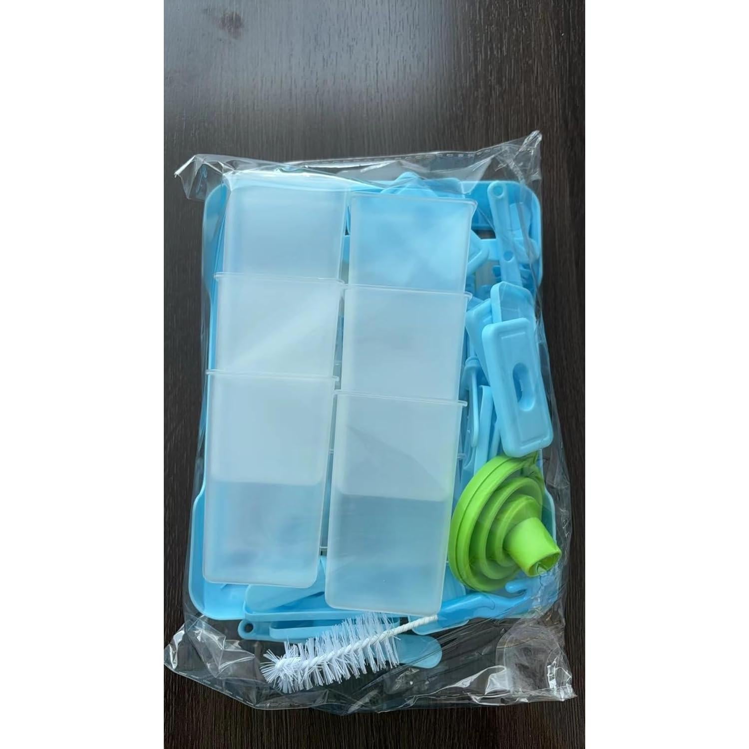 Moldes de Paletas de 12 Cavidades Alinana Sin BPA con Accesorios
