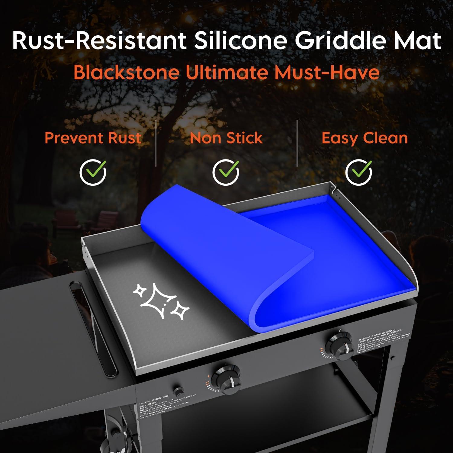 Alfombrilla de silicona Alawooder 28" para plancha Blackstone