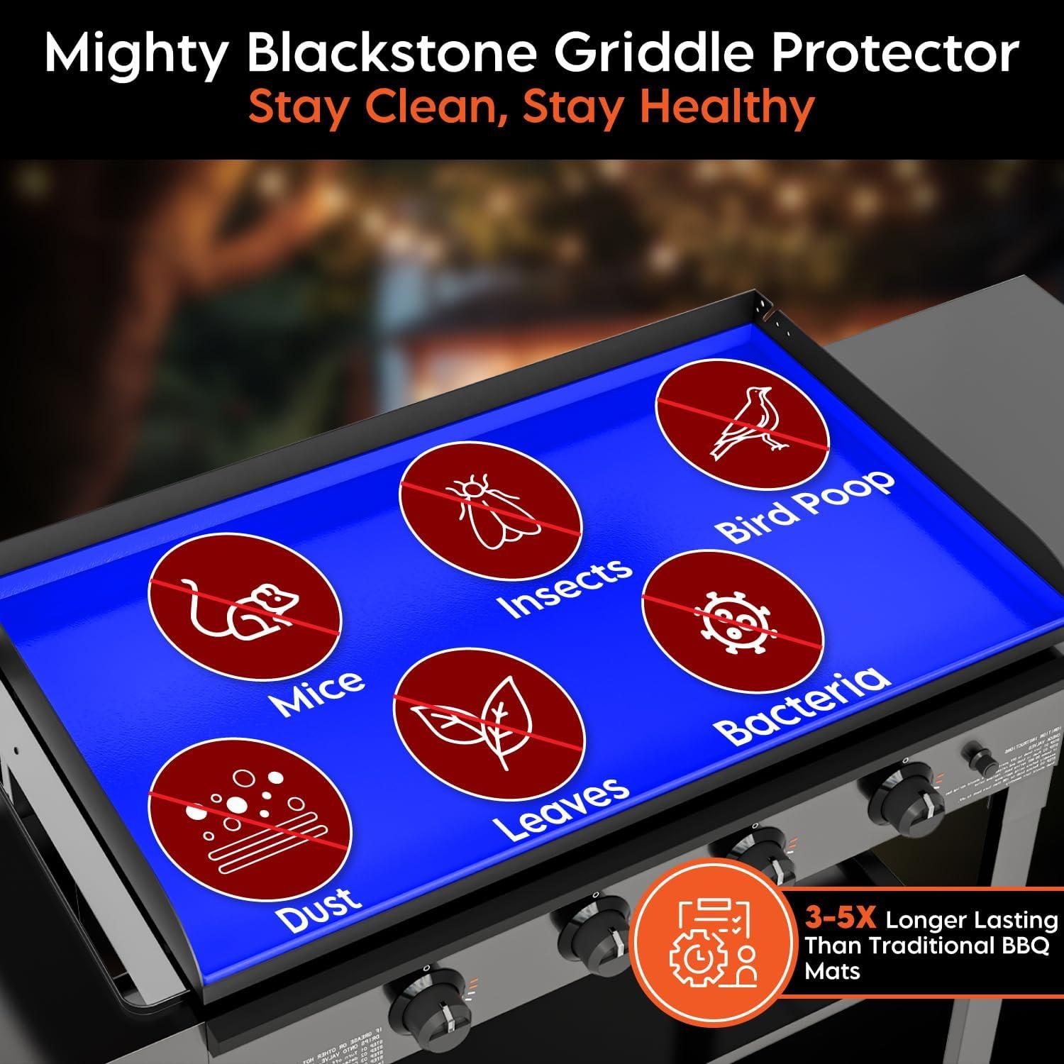 Alfombrilla de silicona Alawooder 28" para plancha Blackstone