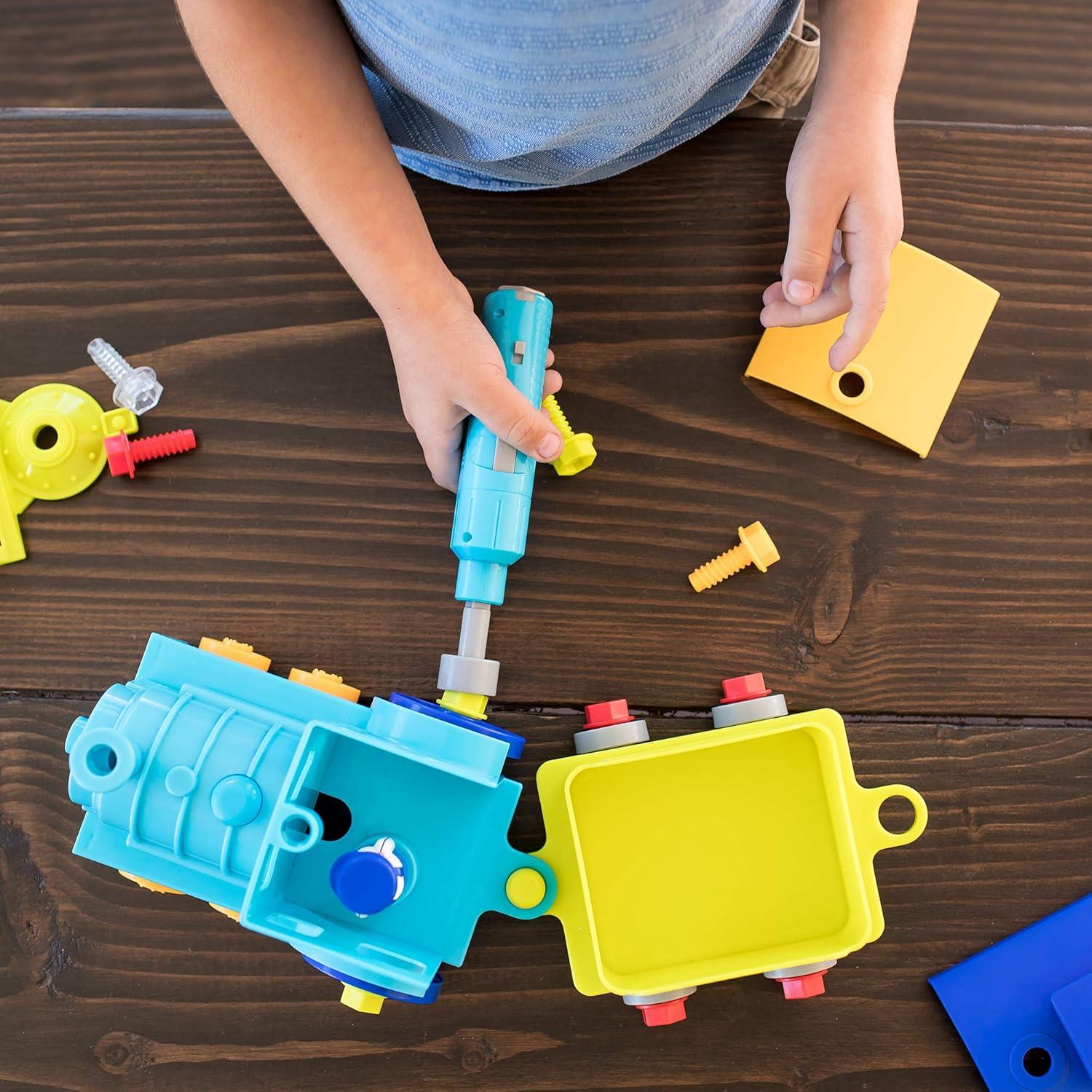 Tren Desarmable Educational Insights con Taladro Eléctrico