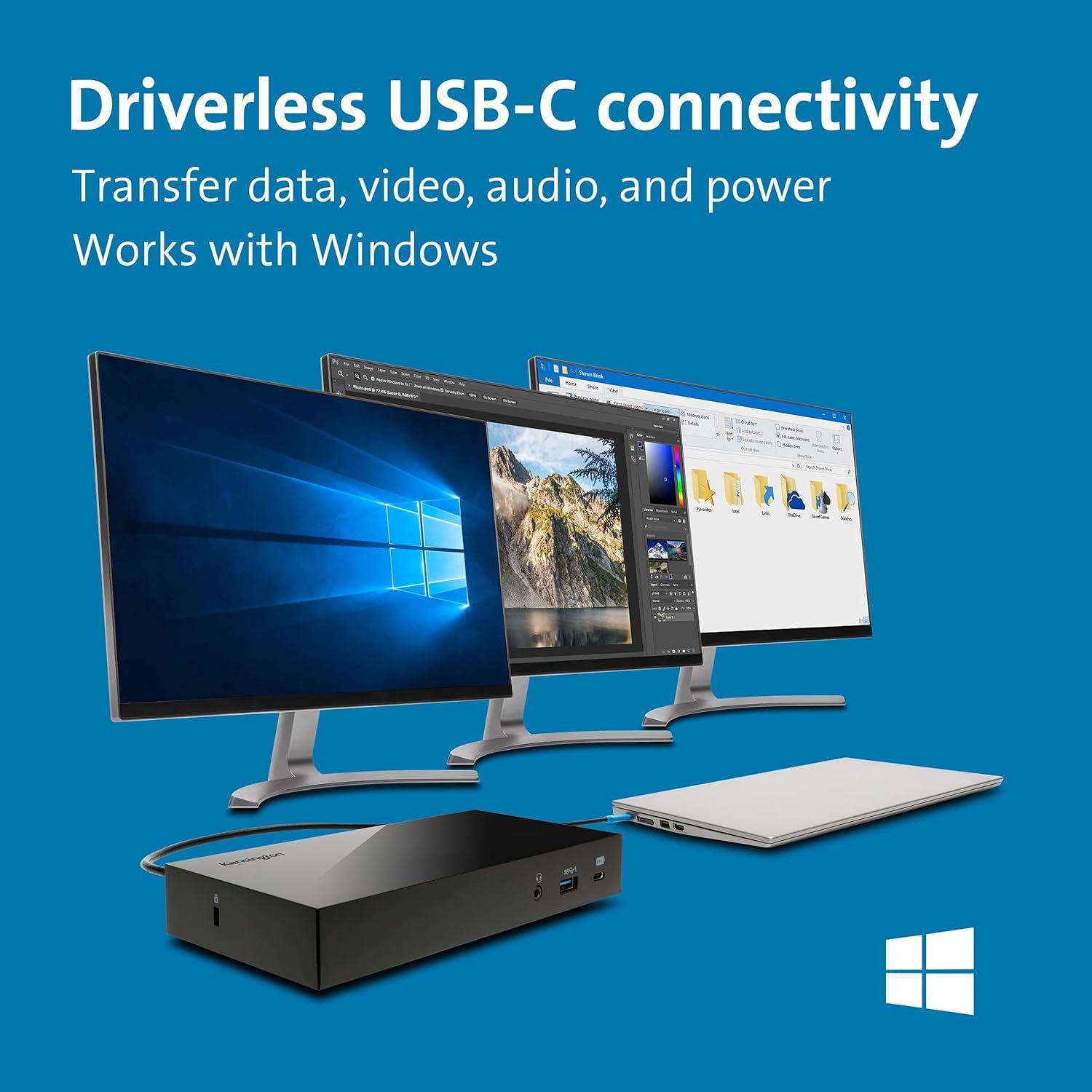 Estación de Acoplamiento USB-C Kensington SD4800P 135W