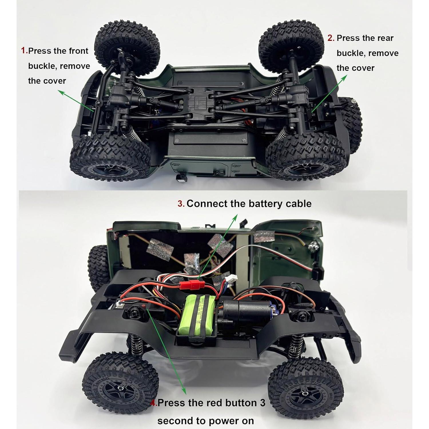 Crawler RC Jeep WPLDEWAN C8801 1/18 Todo Terreno 4x4