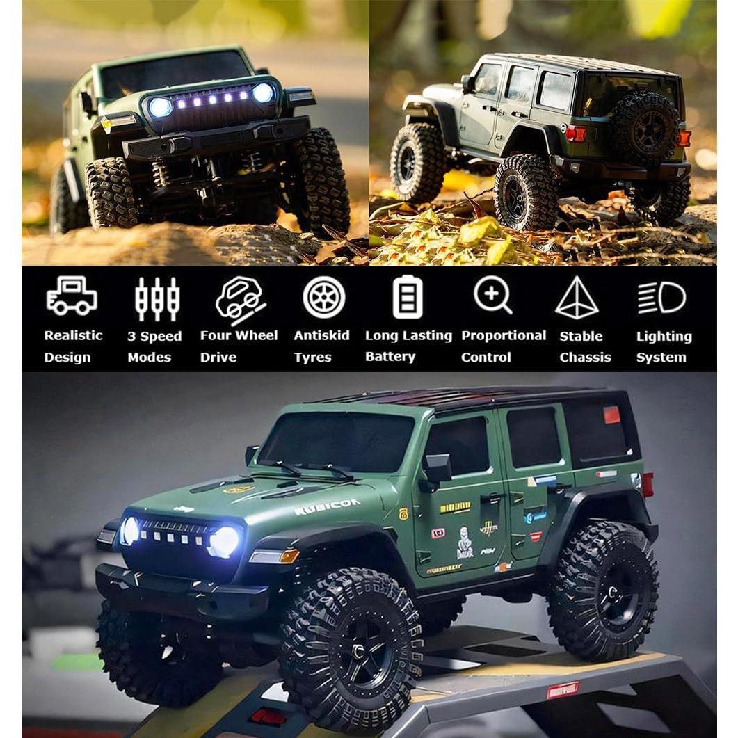 Crawler RC Jeep WPLDEWAN C8801 1/18 Todo Terreno 4x4