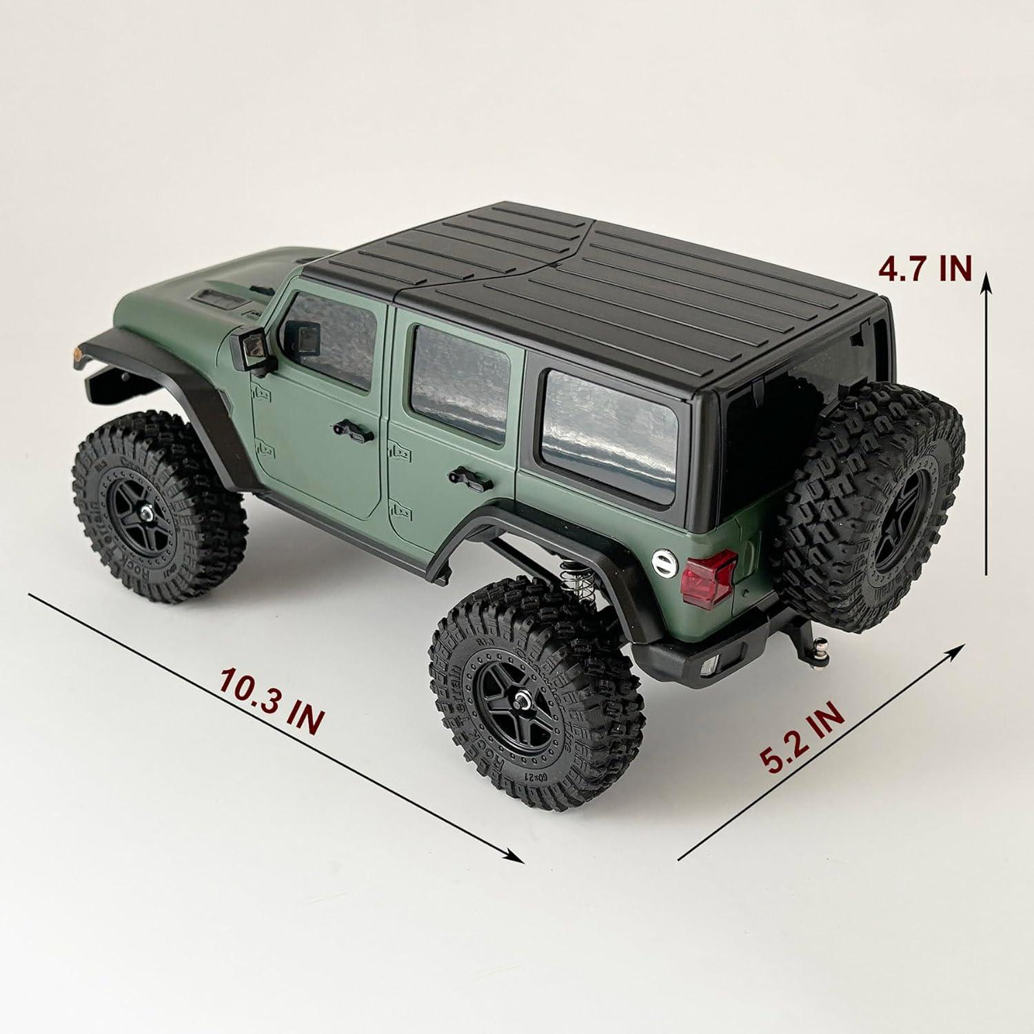 Crawler RC Jeep WPLDEWAN C8801 1/18 Todo Terreno 4x4
