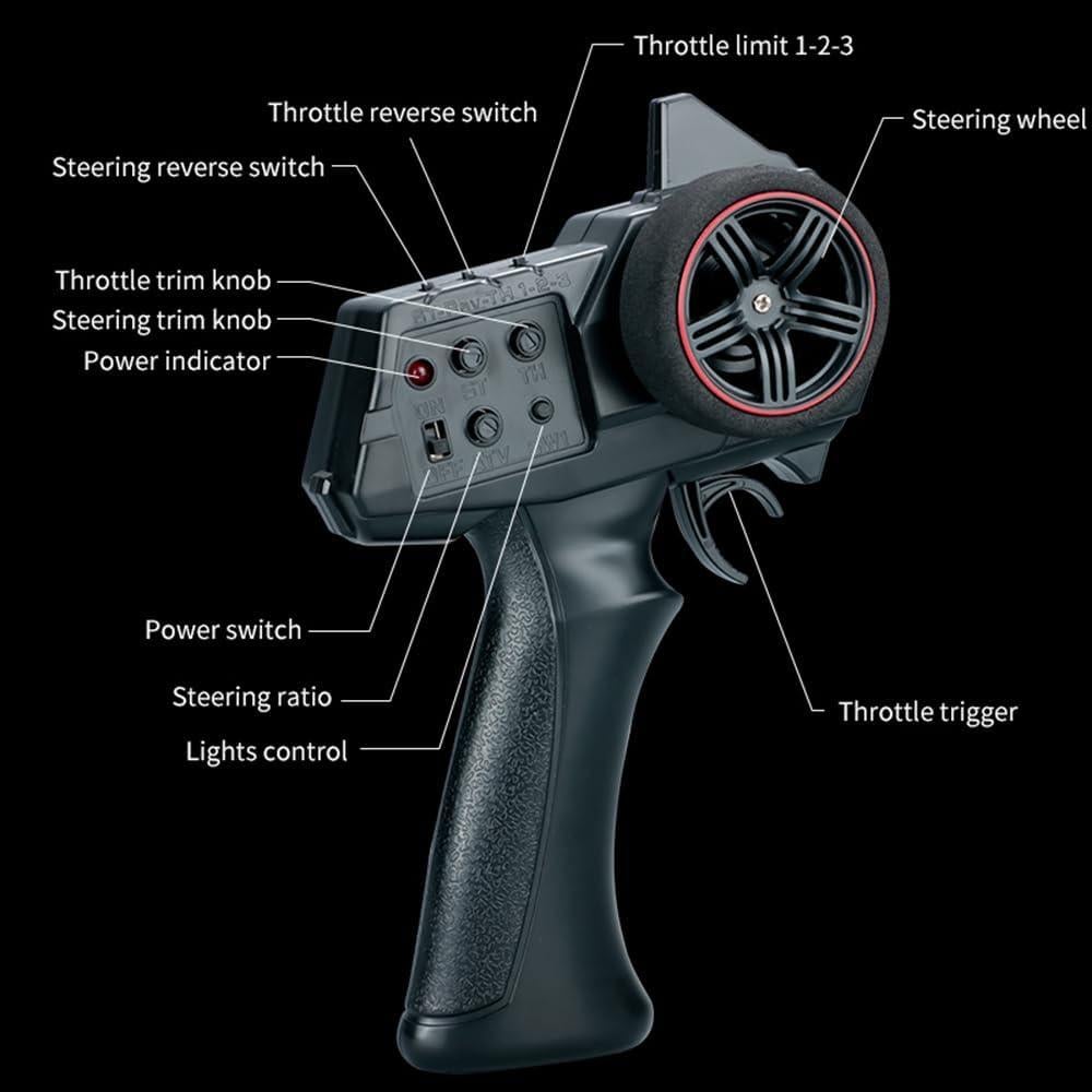 Crawler RC Jeep WPLDEWAN C8801 1/18 Todo Terreno 4x4