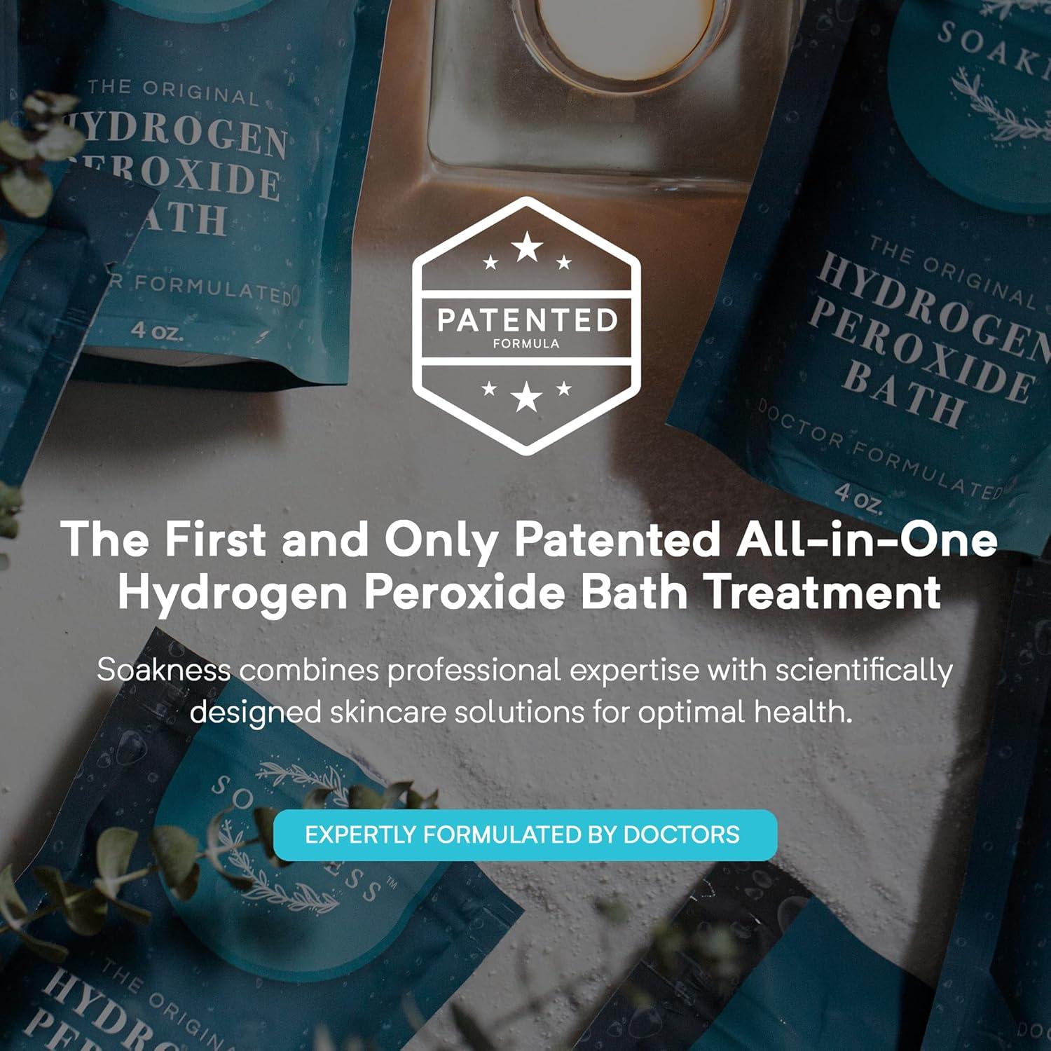 Baño de Sal de Epsom Soakness con Peróxido - 3 Paquetes