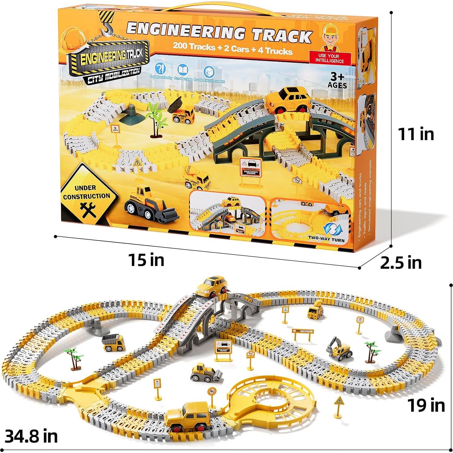 Juguetes de Pistas de Carreras iHaHa 236 PCS para Niños