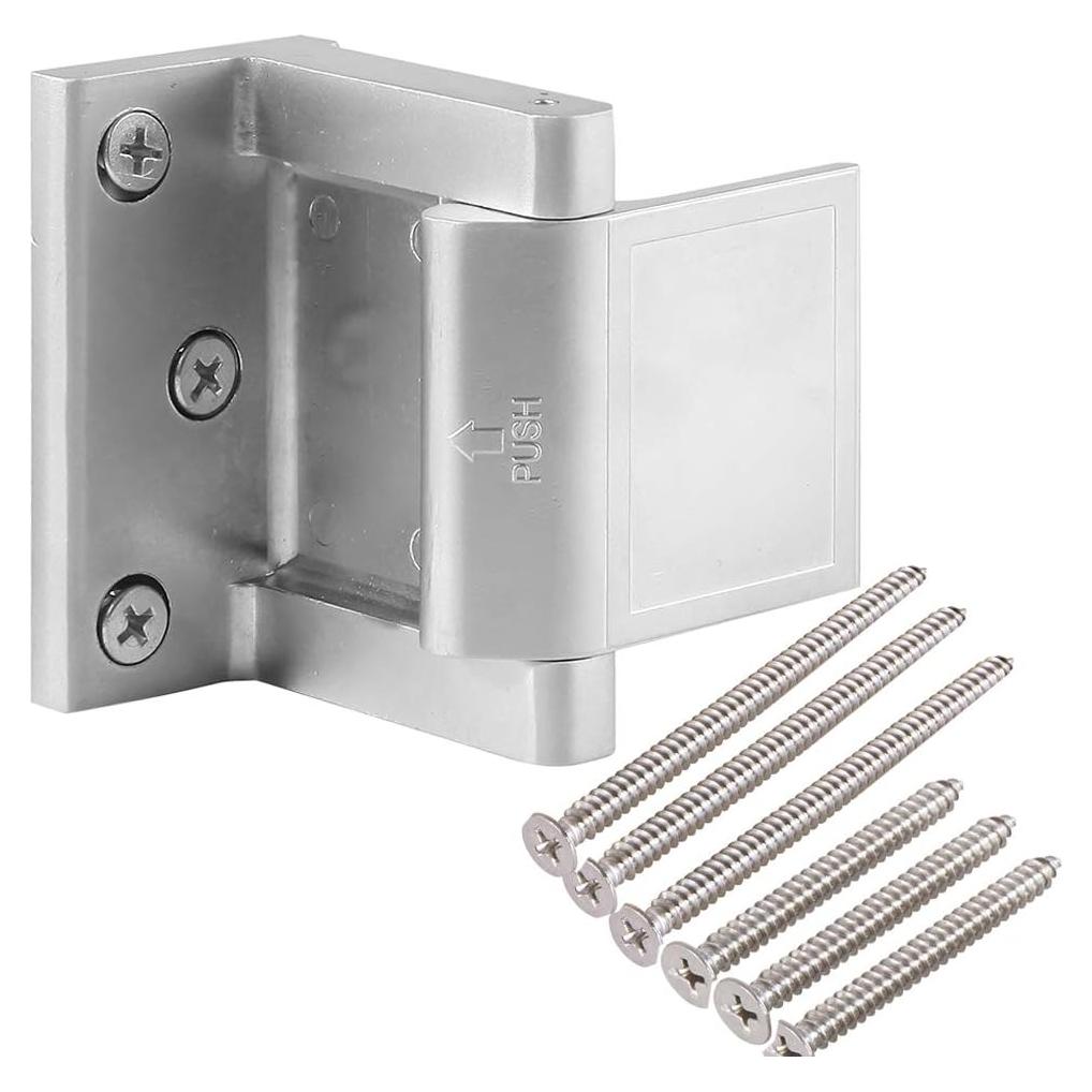 Cerradura de seguridad para puerta de hotel BaoWei - Plata