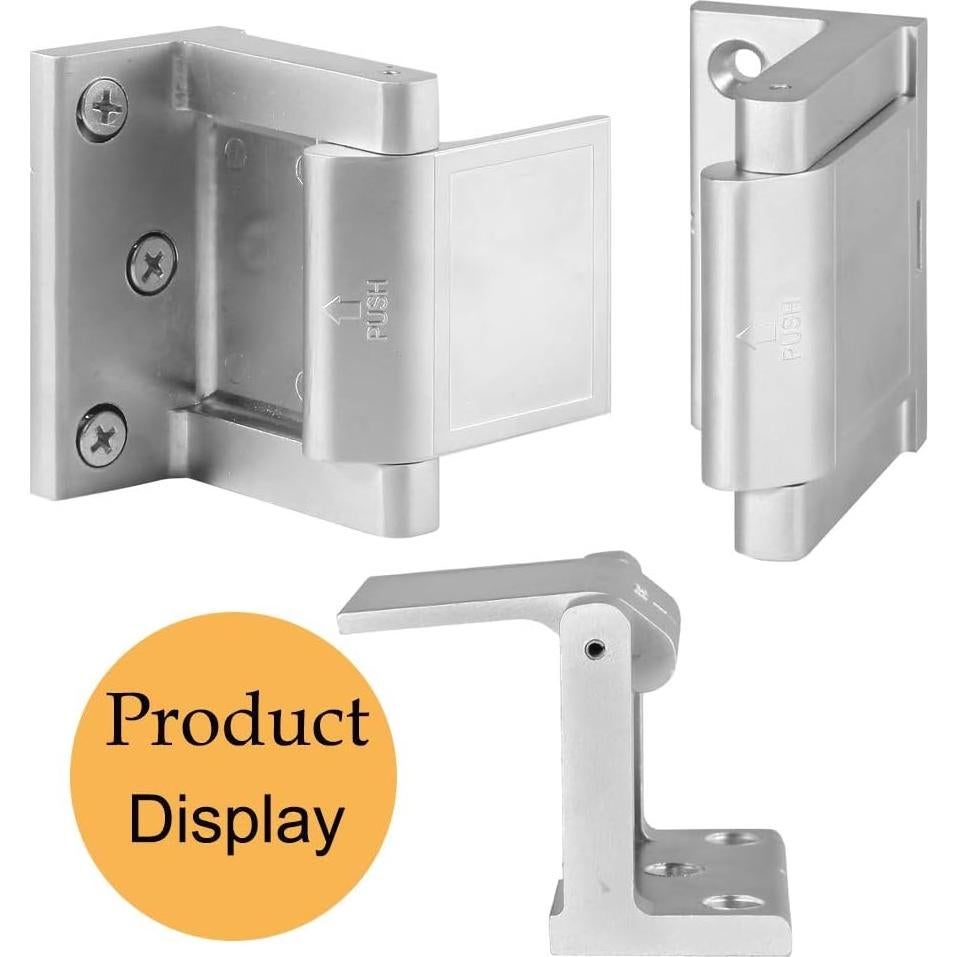 Cerradura de seguridad para puerta de hotel BaoWei - Plata