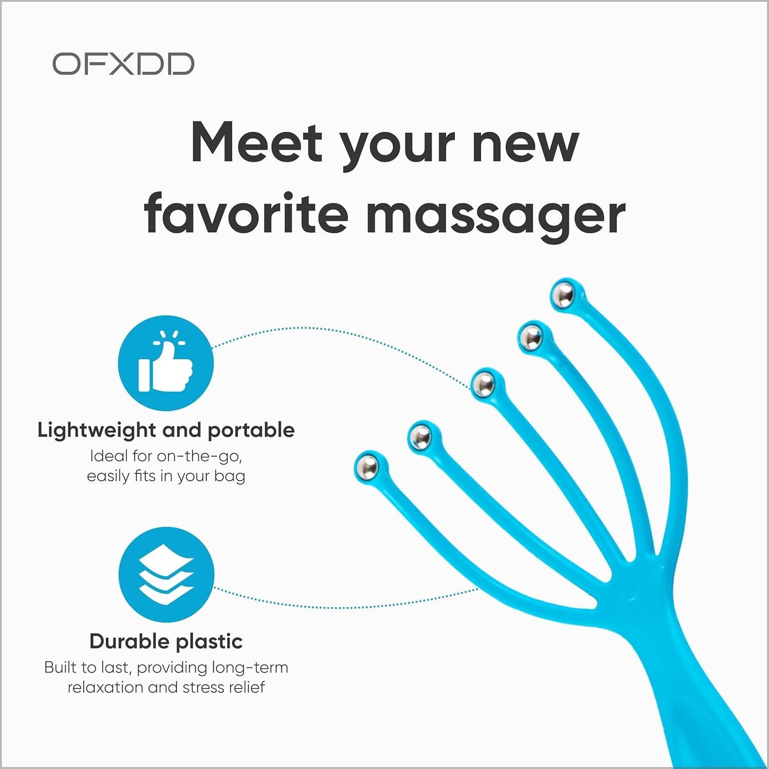 Masajeador de Cabeza OFXDD ST3476 Portátil para Relajación