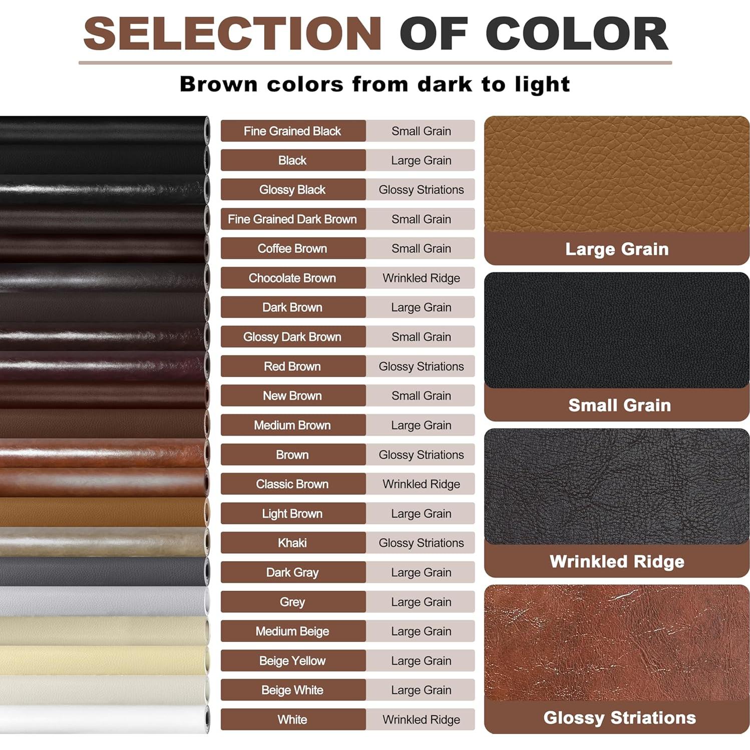 Cinta de Reparación de Cuero KING MOUNTAIN 10.16x160 cm Beige