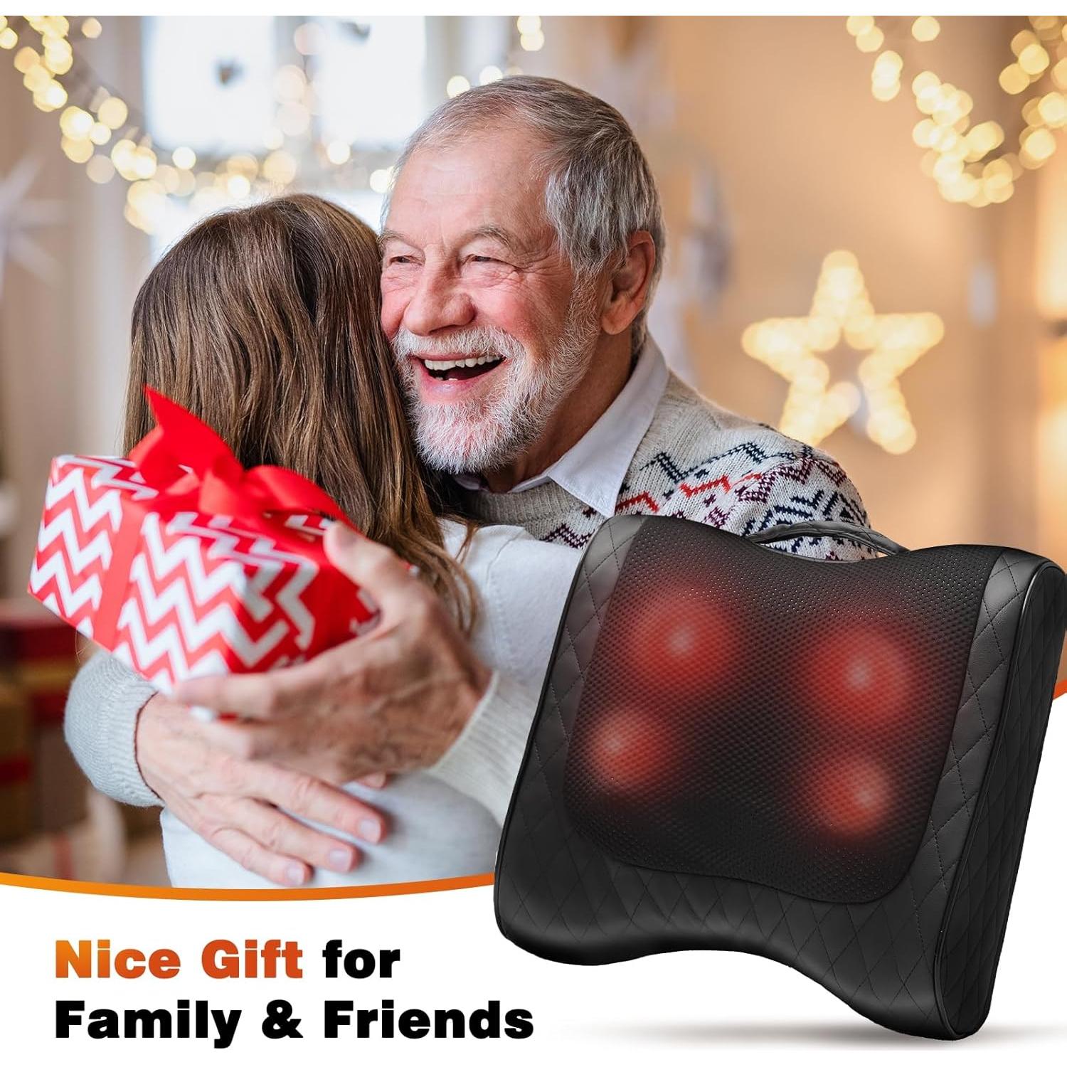 Masajeador de Espalda Boriwat R9 2-en-1 con Calor y 3 Intensidades