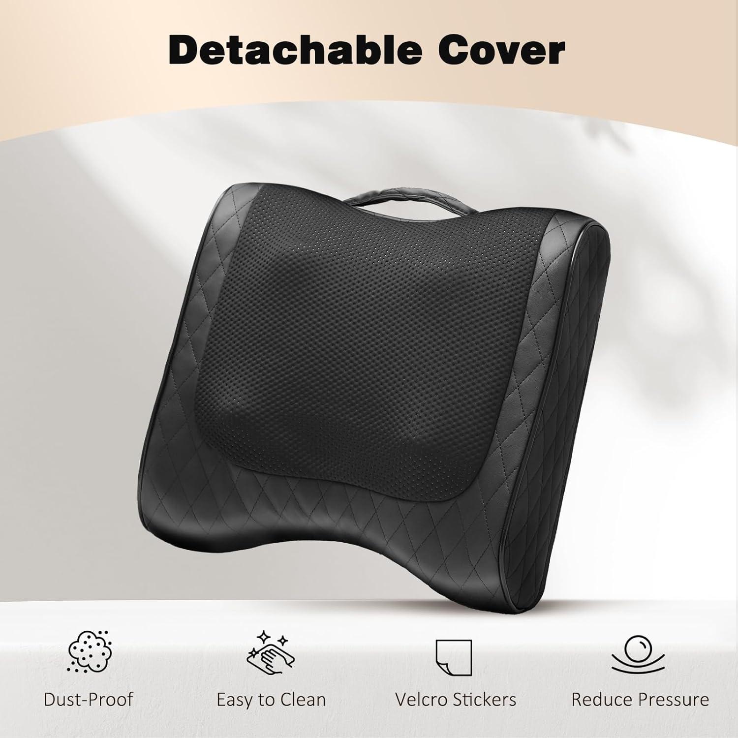 Masajeador de Espalda Boriwat R9 2-en-1 con Calor y 3 Intensidades