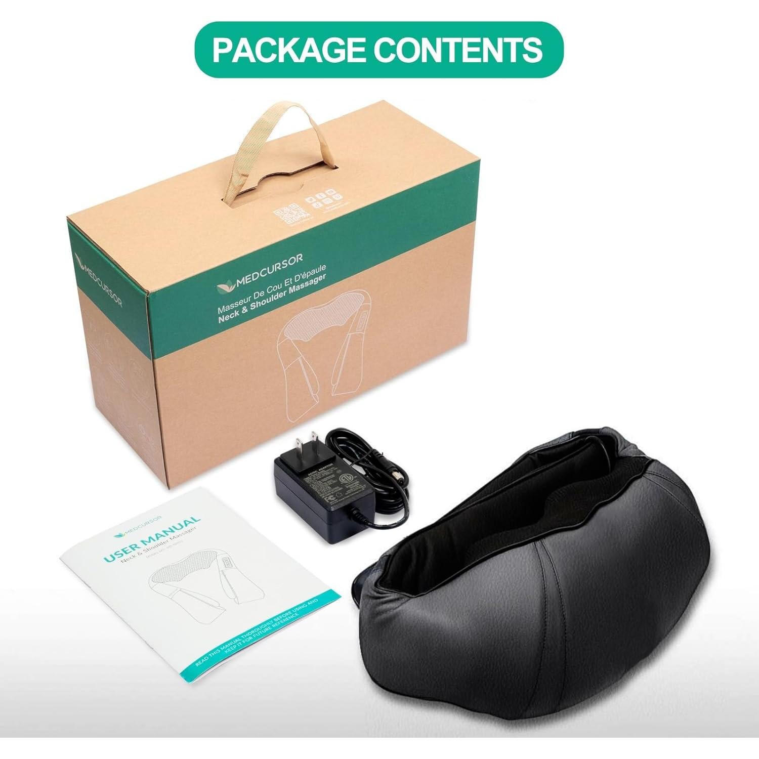 Masajeador de Cuello Medcursor LY-580A con Calor 3D