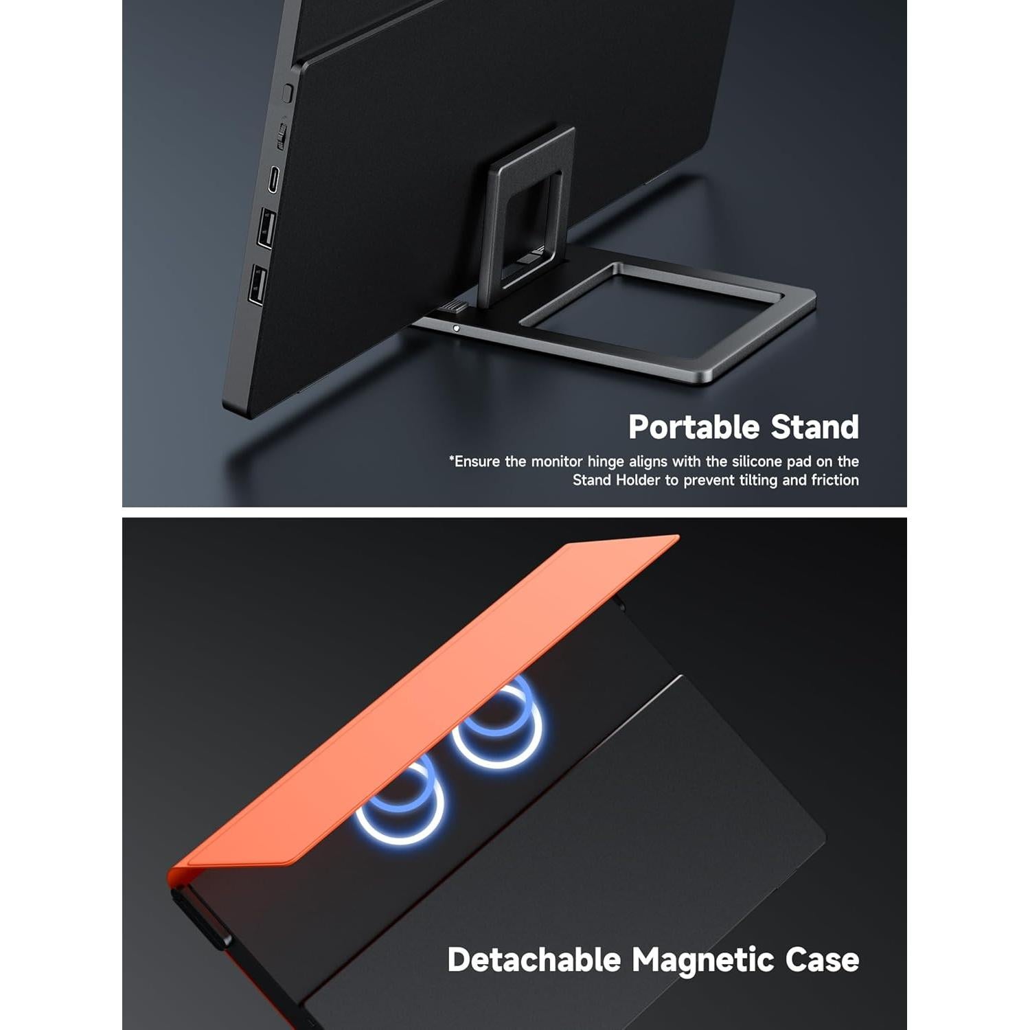 Monitor Portátil JSAUX FlipGo Lite 15.6" FHD 1080P