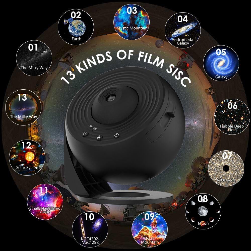 Proyector de Estrellas Elec3 Galaxy Light 360° Luz Nocturna