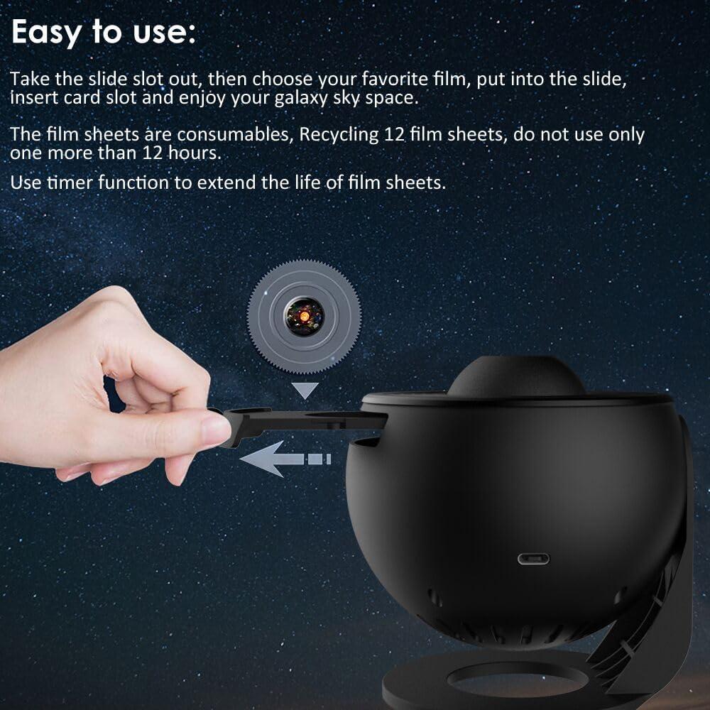 Proyector de Estrellas Elec3 Galaxy Light 360° Luz Nocturna