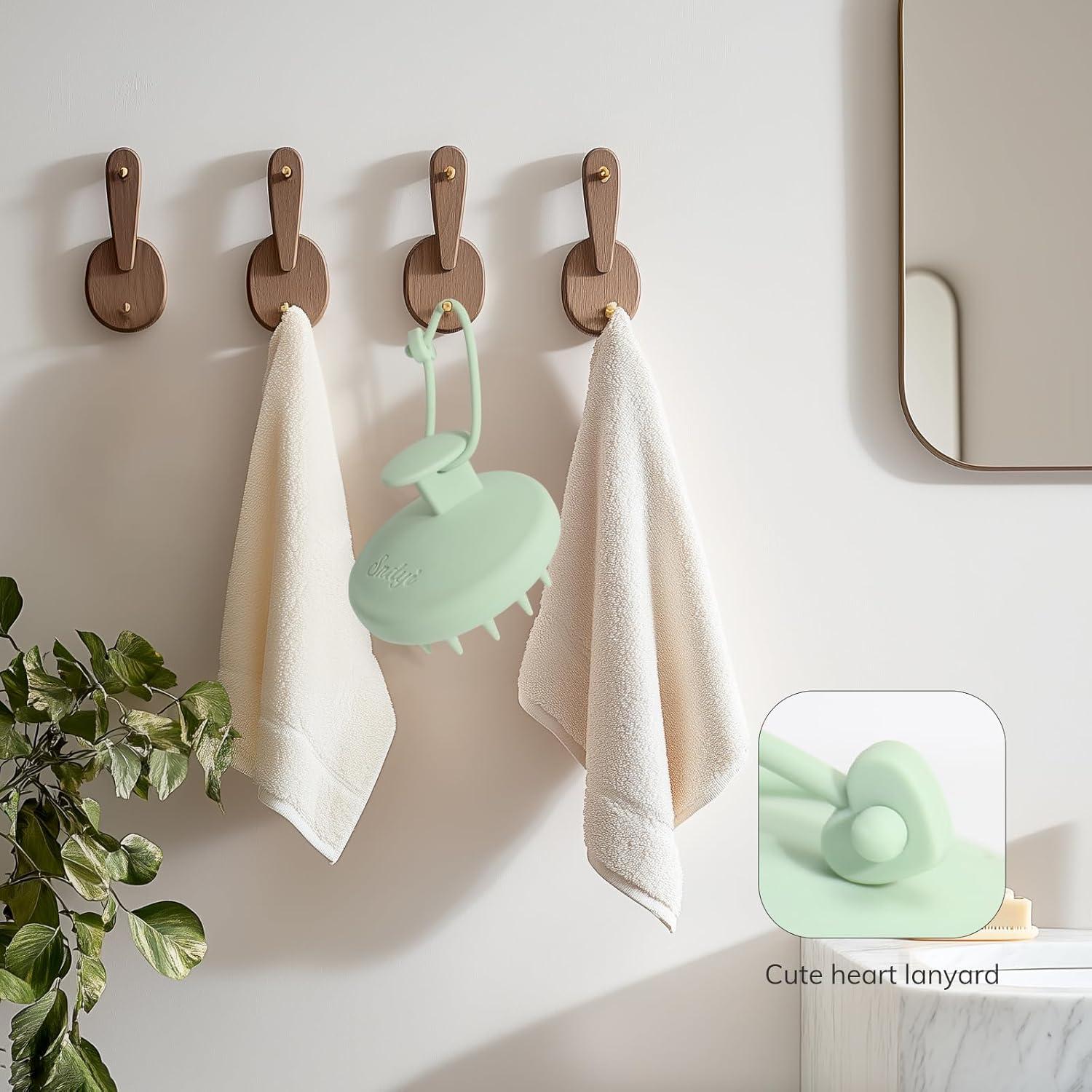 Cepillo de Masaje Sndyi para Cuero Cabelludo Verde Menta