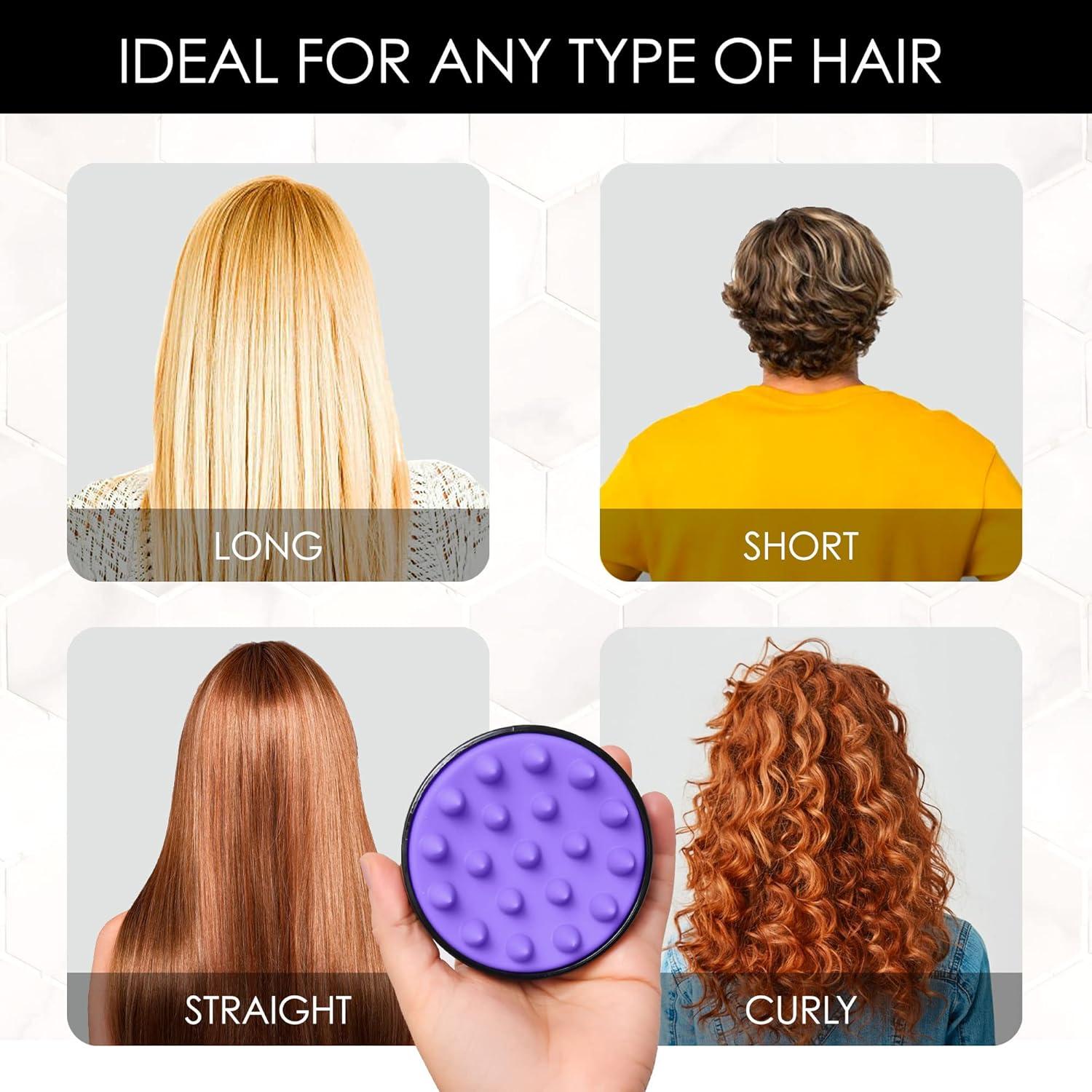 Masajeador de cuero cabelludo Pink Marine - Silicona suave