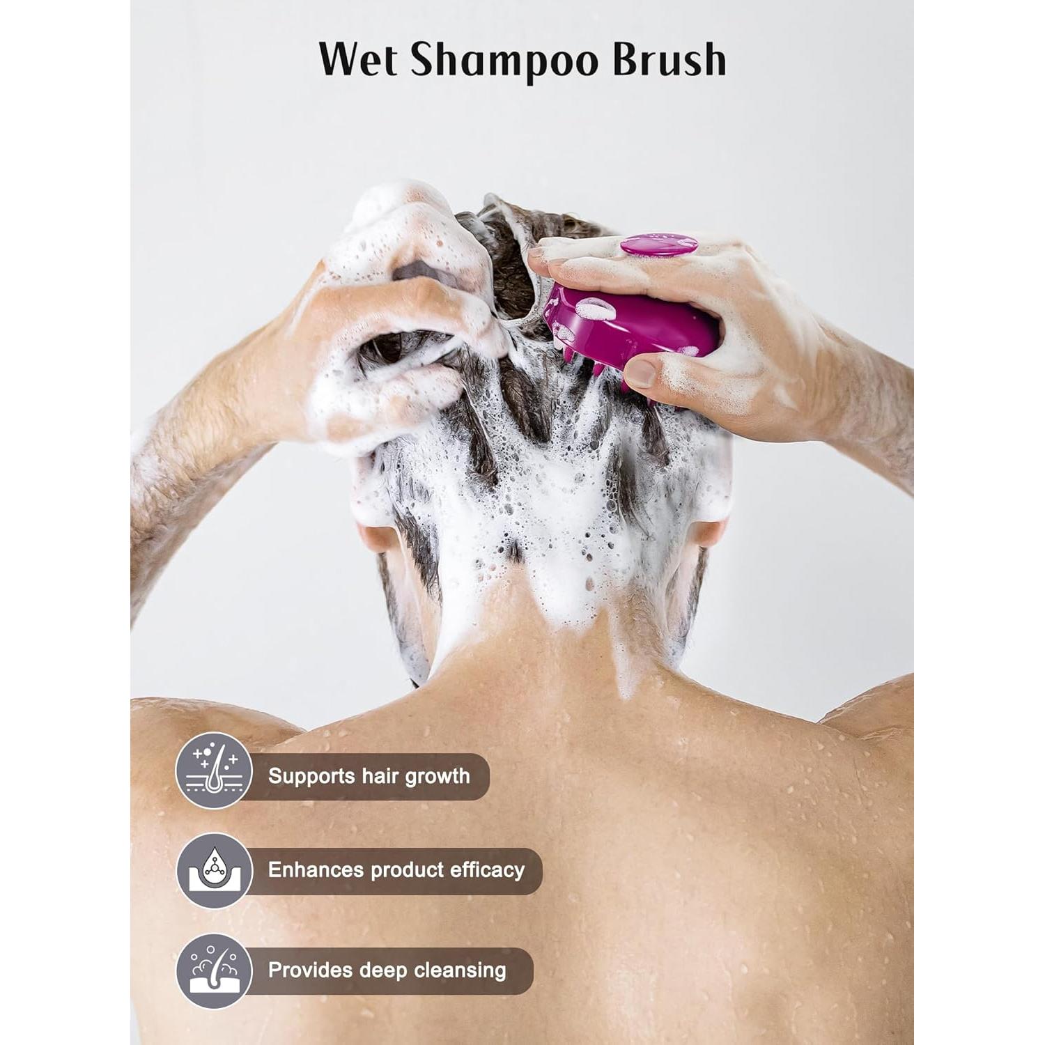 HEETA Cepillo Masajeador de Cuero Cabelludo 2 Pack - Suave