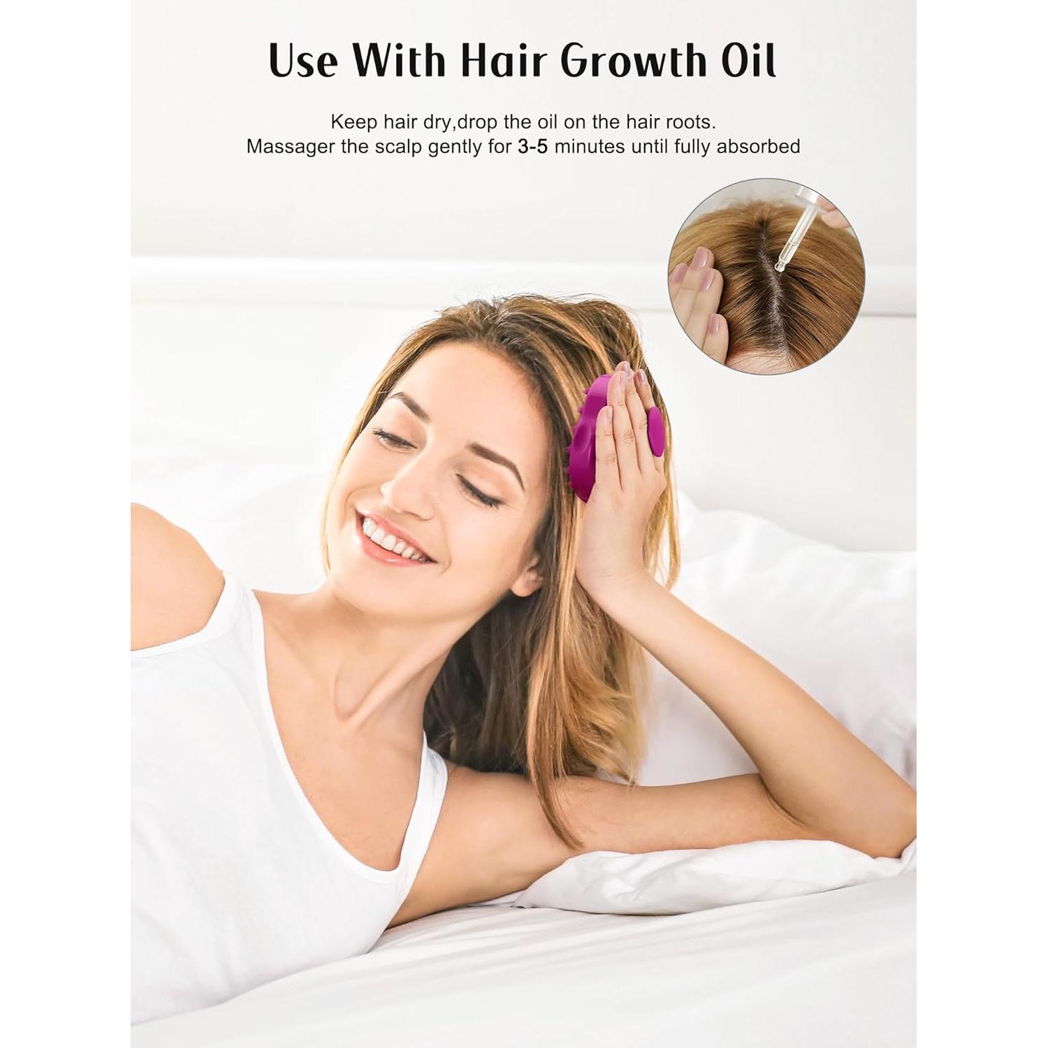 HEETA Cepillo Masajeador de Cuero Cabelludo 2 Pack - Suave