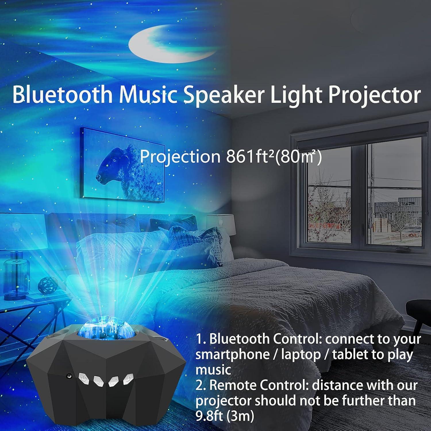 Proyector de Luz Nocturna Cupohus Aurora con Altavoz Bluetooth