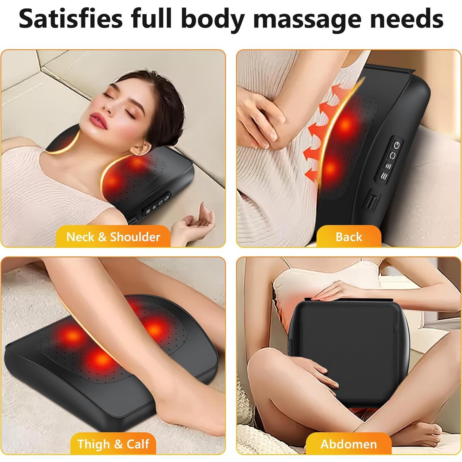 Masajeador de Espalda y Cuello Shiatsu iKristin con Calor