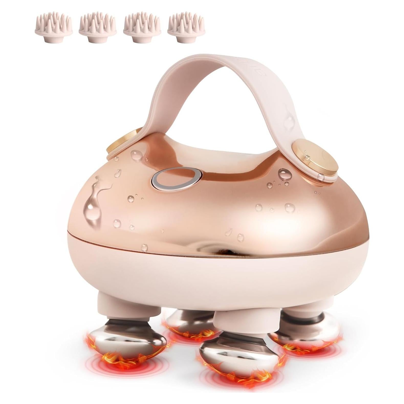 Masajeador de Cabeza Arboleaf Calefaccionado Rosa