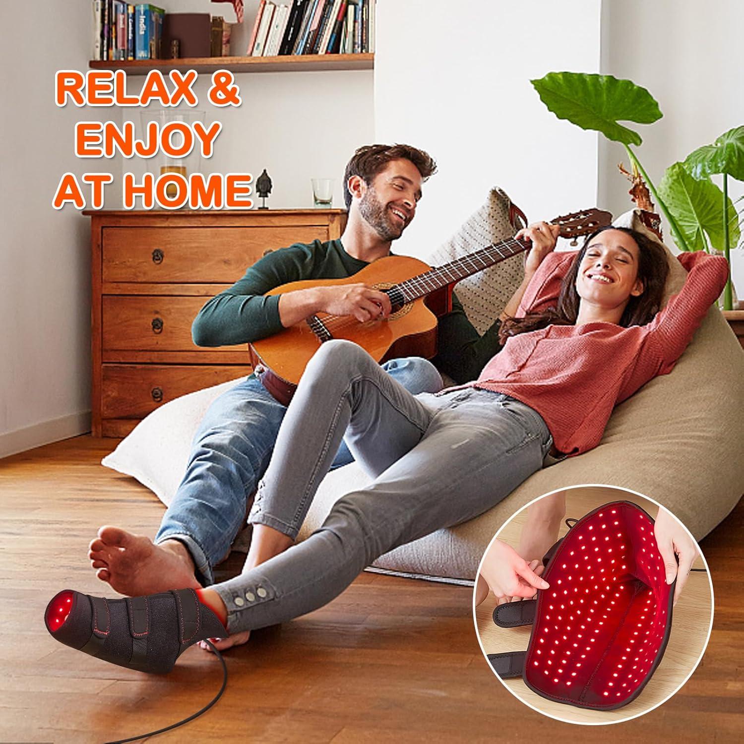 Botas de Luz Roja JOBYNA 660nm y Infrarroja 850nm Talla Única