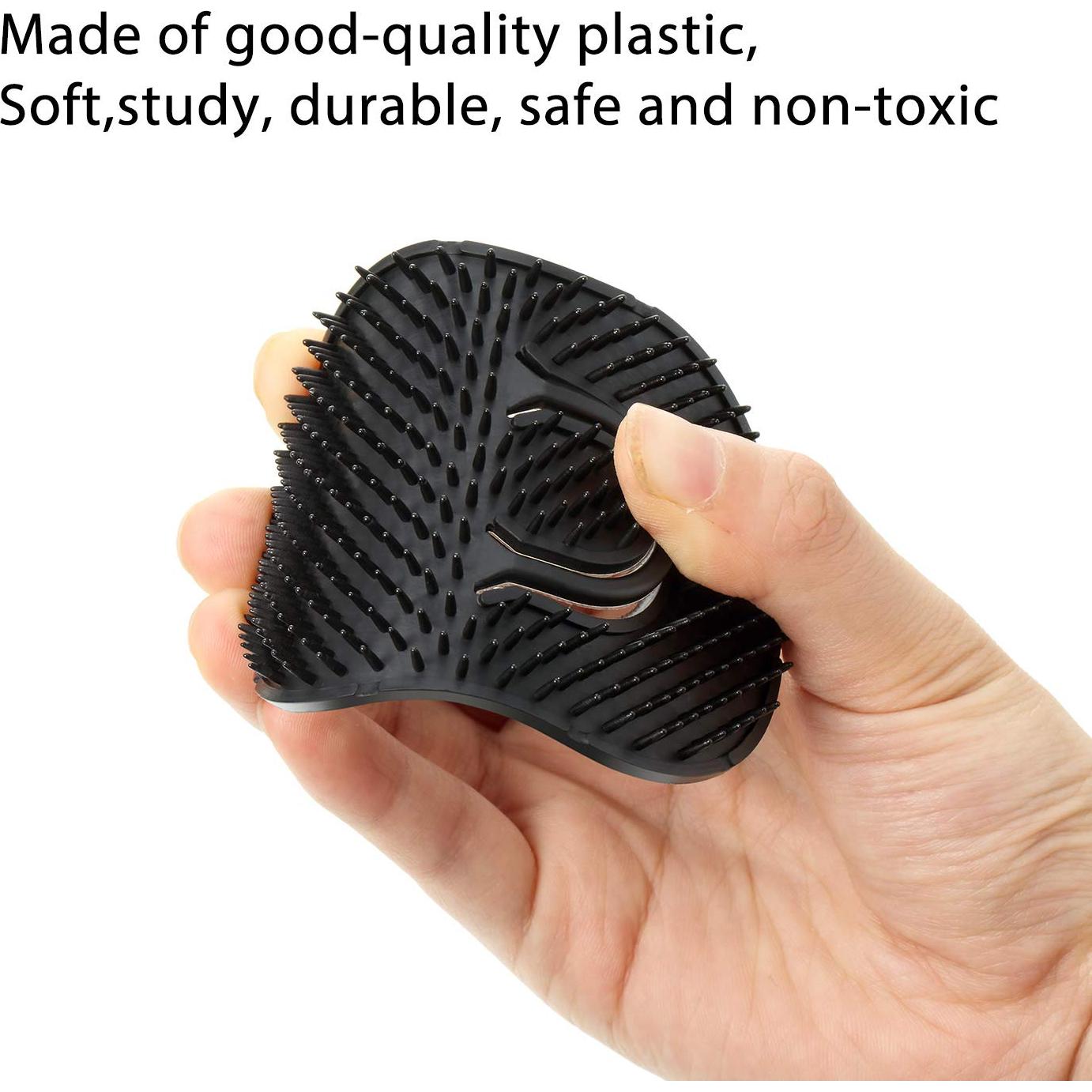 6 Peines Portátiles Boao de Palma para Champú y Masaje