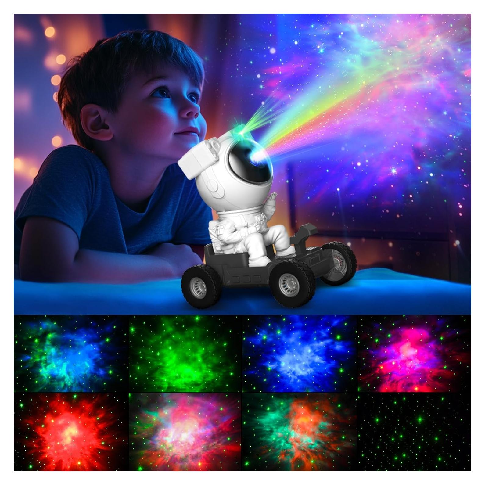 Proyector de Nebulosa Astronauta FLITI TG-006 360° con Temporizador