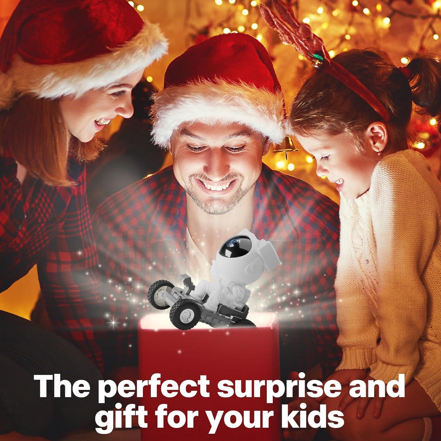 Proyector de Nebulosa Astronauta FLITI TG-006 360° con Temporizador