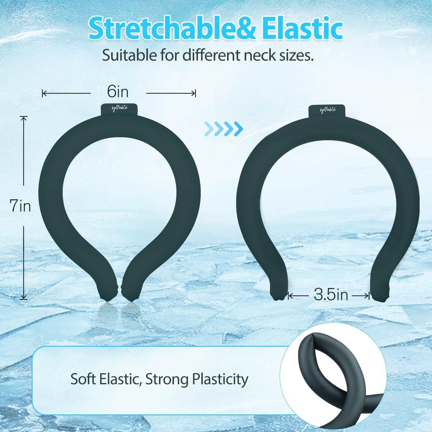 Enfriador de Cuello Syllable Negro con Bolsa Aislada 150g