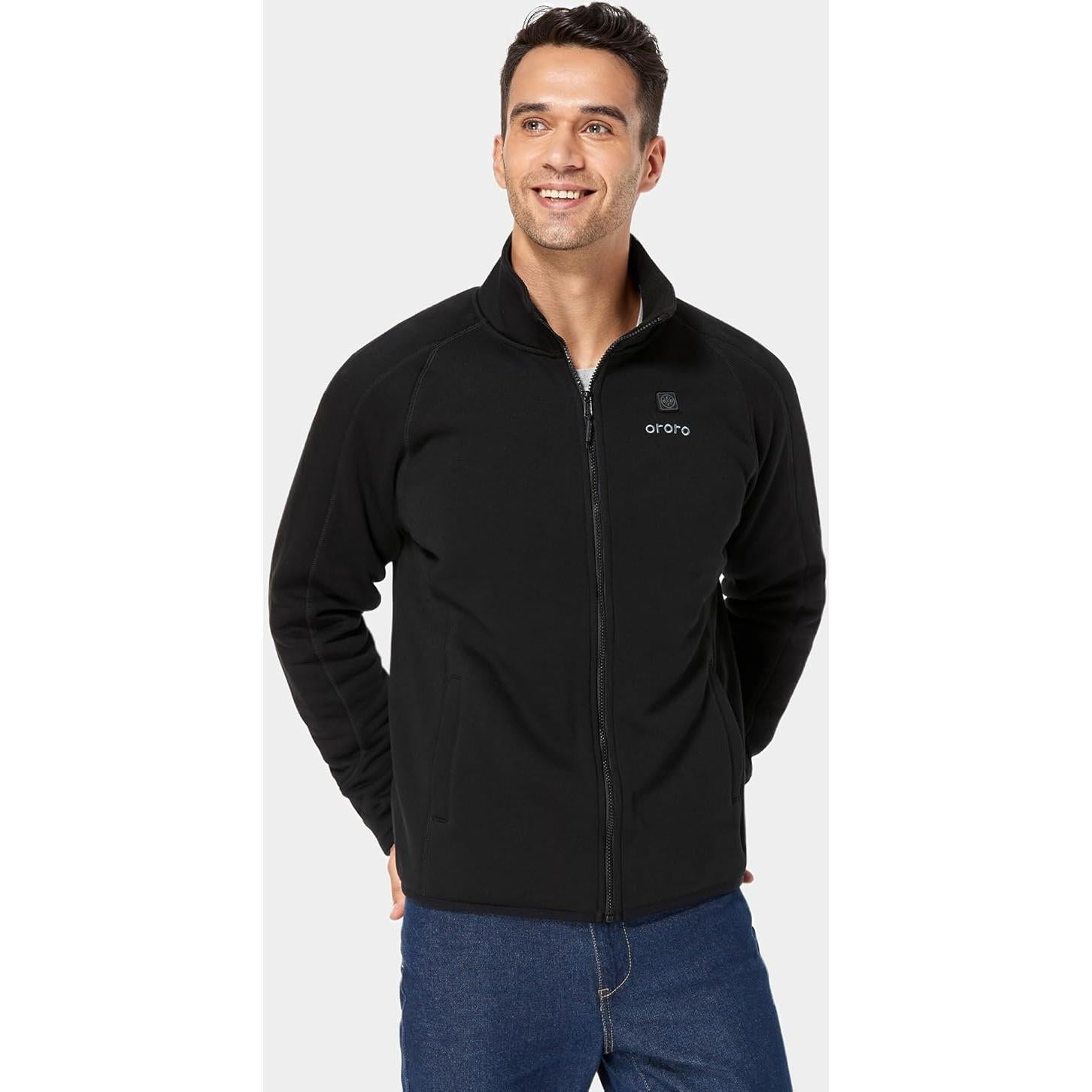 Chaqueta Térmica para Hombre ORORO con Batería - Negro