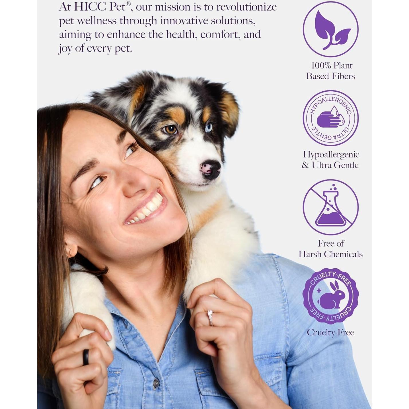 Toallitas Desodorantes HICC PET para Perros y Gatos 120 Unidades