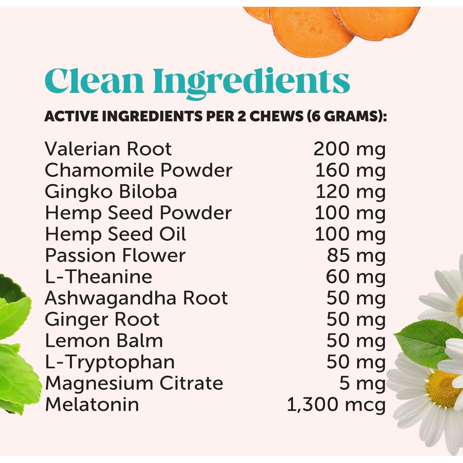 Masticables Calmantes para Perros Pet Honesty 90 Ct Pato