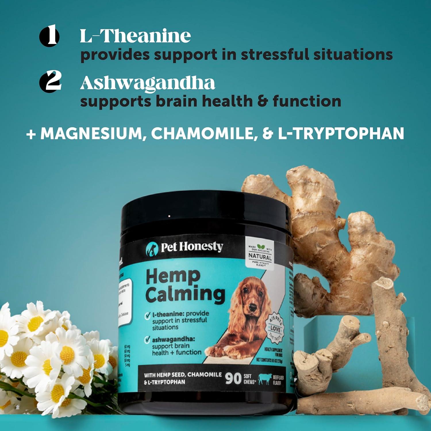 Masticables Calmantes para Perros Pet Honesty - 90 Conteos