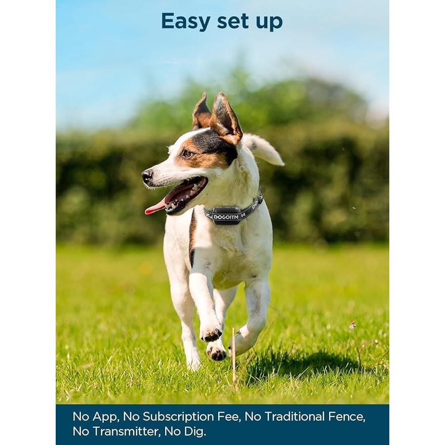 Sistema de Cerca Inalámbrica GPS DOGOITM para Perros - Rango 6 a 304.8 m