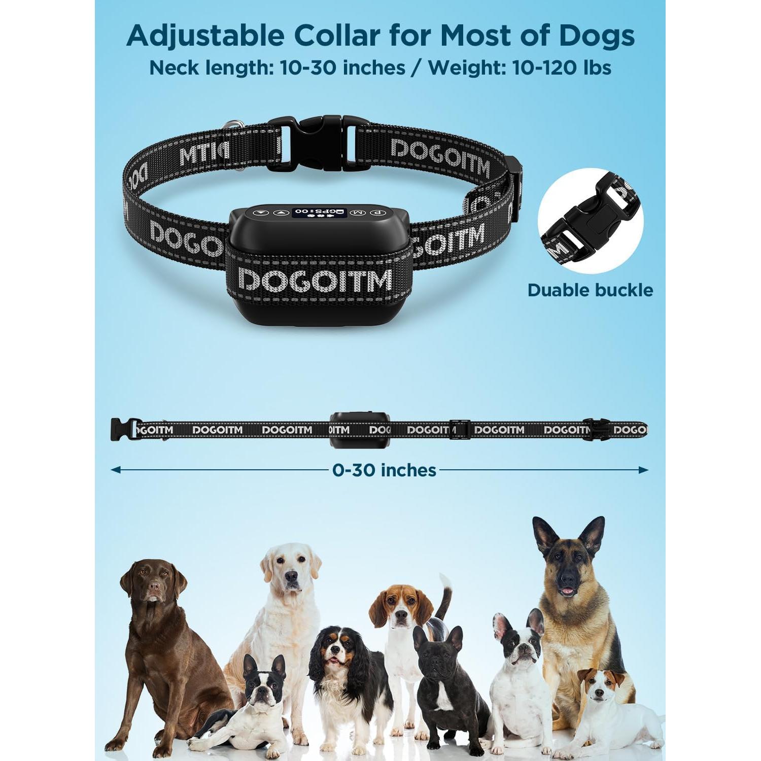 Sistema de Cerca Inalámbrica GPS DOGOITM para Perros - Rango 6 a 304.8 m