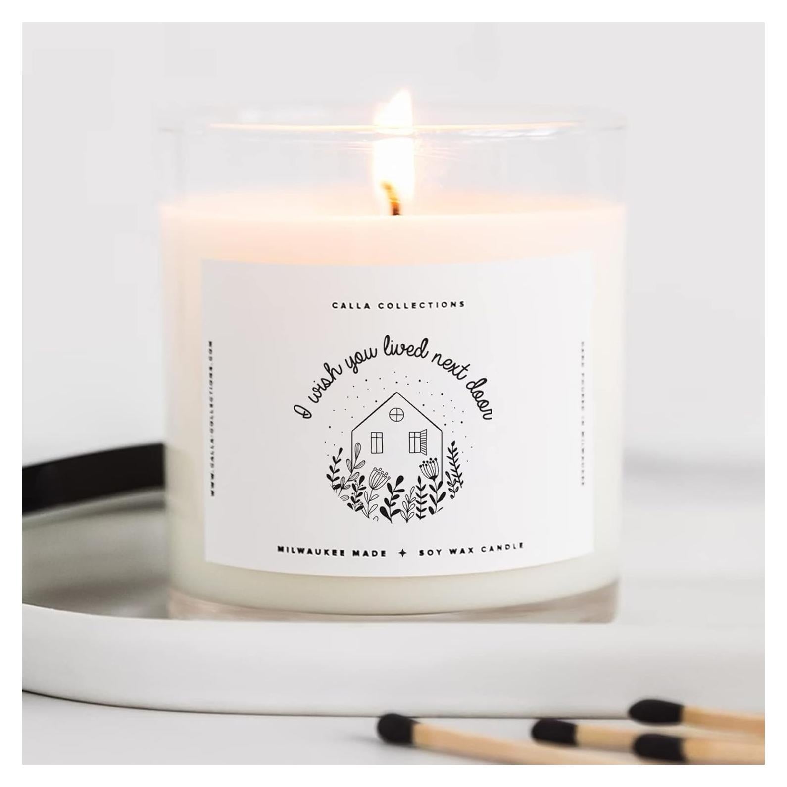 TresKin Velas Aromáticas de Soja 260g Lavanda y Limón